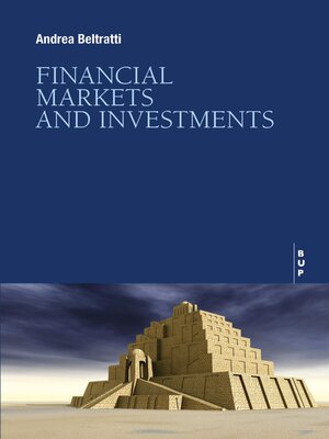 cover image of Financial Markets and Investments